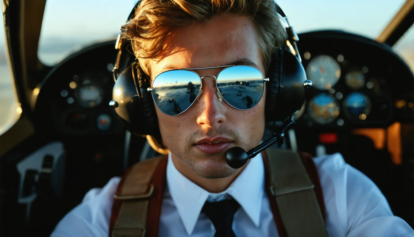 aviator Pin Up