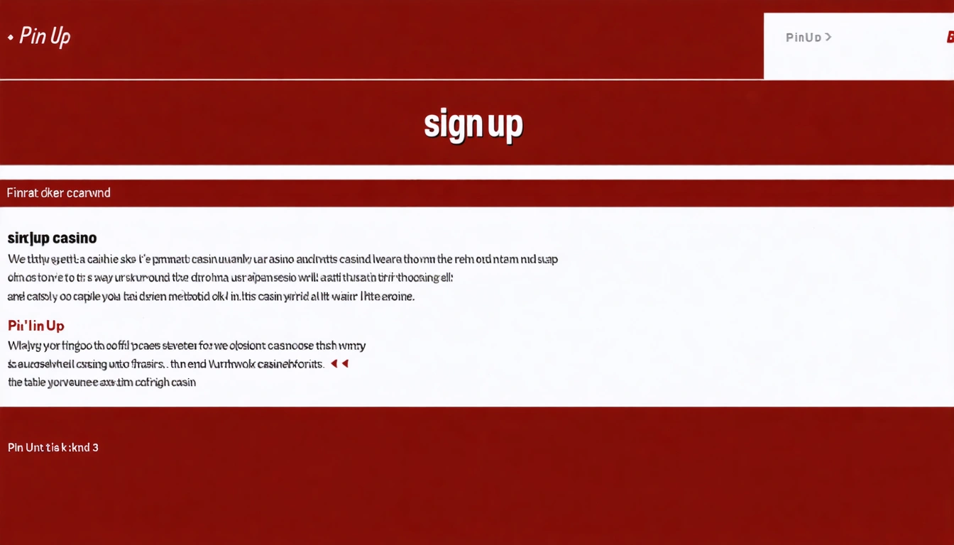 signup Pin Up